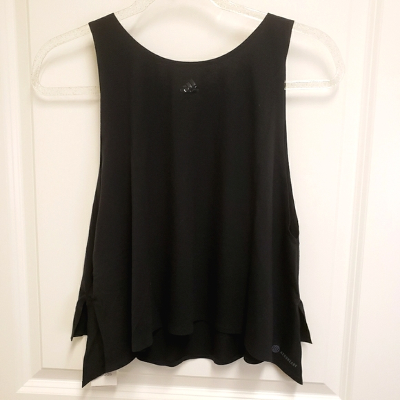 ADIDAS Aeroready Reversible Black Training Tank Top--NWT--M - Picture 2 of 12